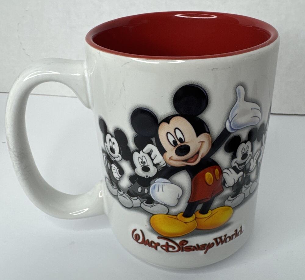 Mickey Mouse Walt Disney World Disney Parks 3D Ceramic Coffee Mug Cup 16 Oz